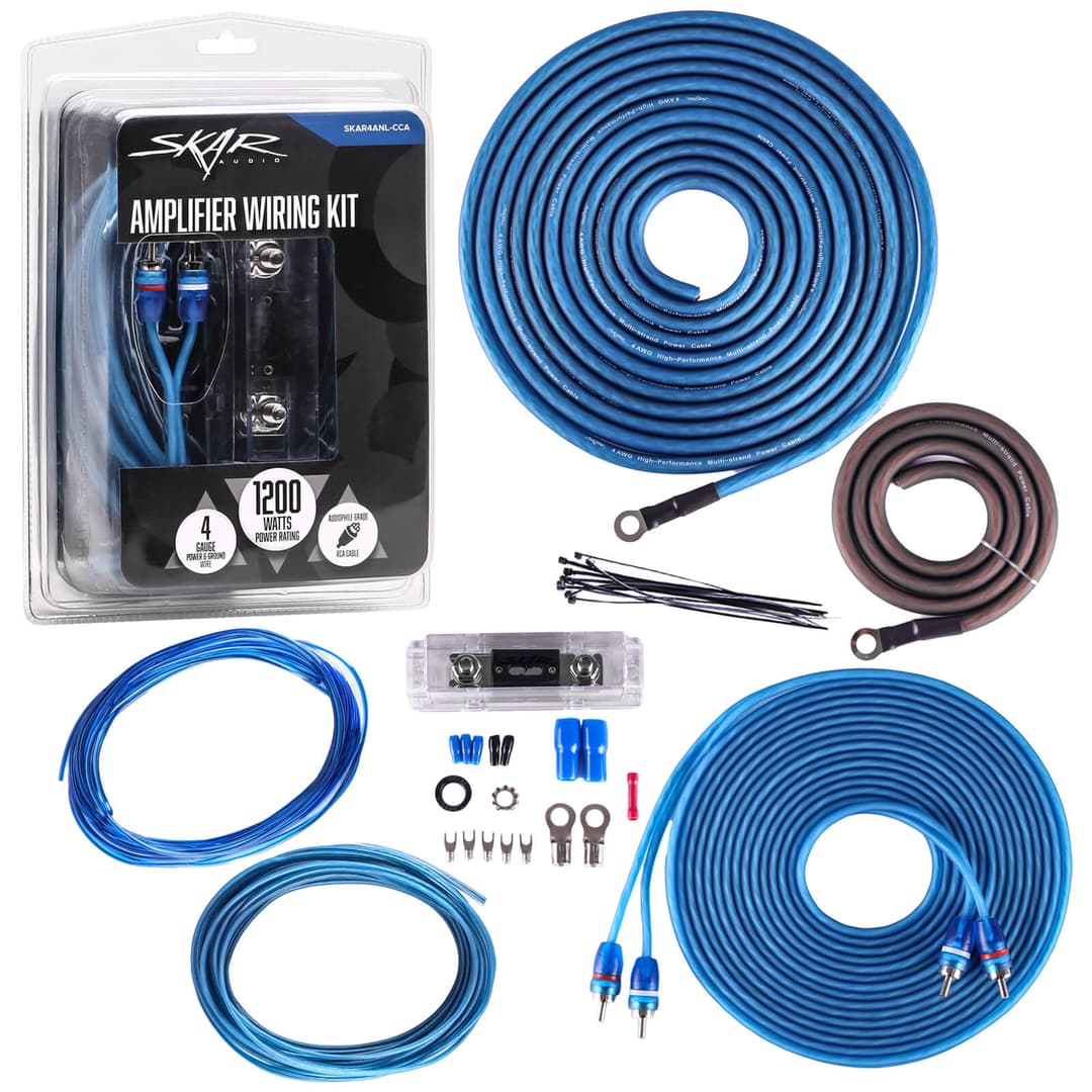 Skar Audio 4 Gauge OFC Big 3 Wiring Upgrade Kit - SKBIG3-4GA, Improves Electrical Performance 8 thumbnail image
