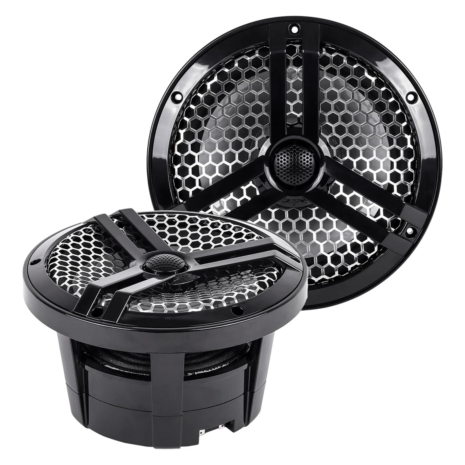 Featured Product Photo 1 for SK8MB | Marine 8" Full Range 2-Way 500 Watt Speakers - Black (Pair)