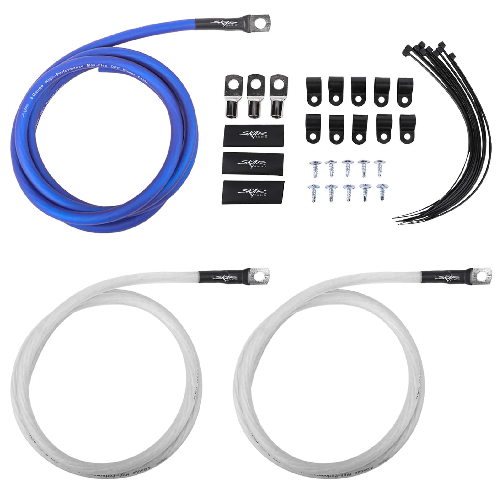 SKBIG3-4GA | 4 Gauge "Big 3" OFC Wiring Upgrade Kit #1