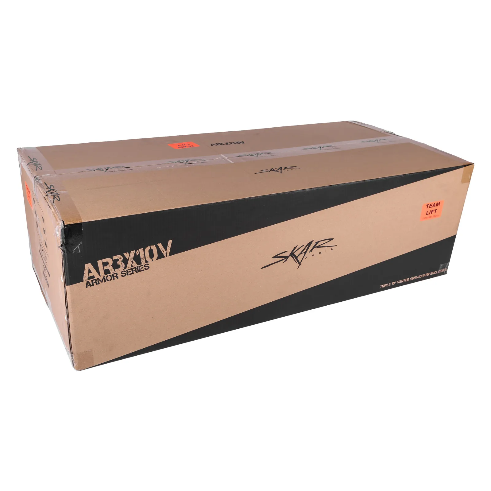 Triple 10" Armor Coated Ported Subwoofer Enclosure #8