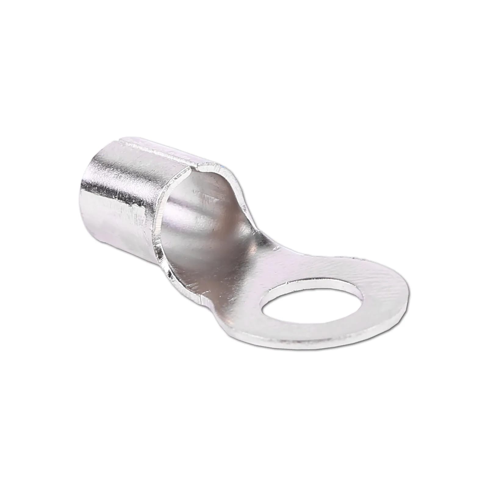 SKRING-TERM-4GA-10PK | 4 Gauge (5/16") Nickel Plated Premium Ring Terminals (10-Pack) #4