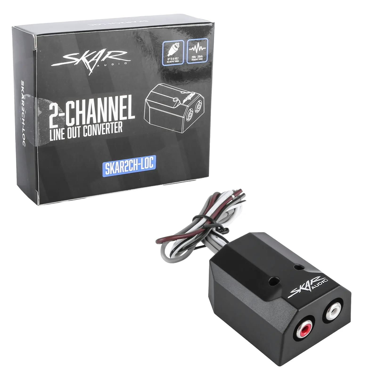 SKAR2CH-LOC | 2-Channel Speaker Wire to RCA Line-Out Converter #5
