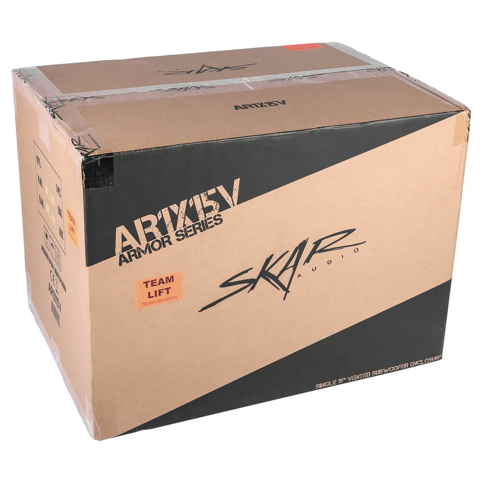 AR1X15V, Single 15 Armor Coated Ported Subwoofer Box