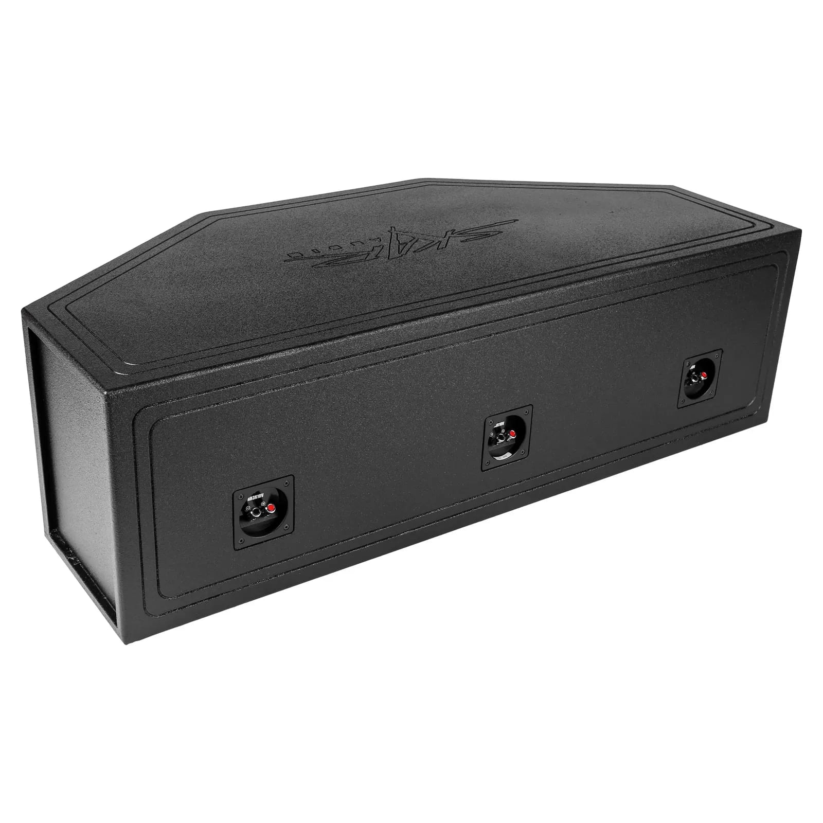 Triple 10 inch shop subwoofer box ported