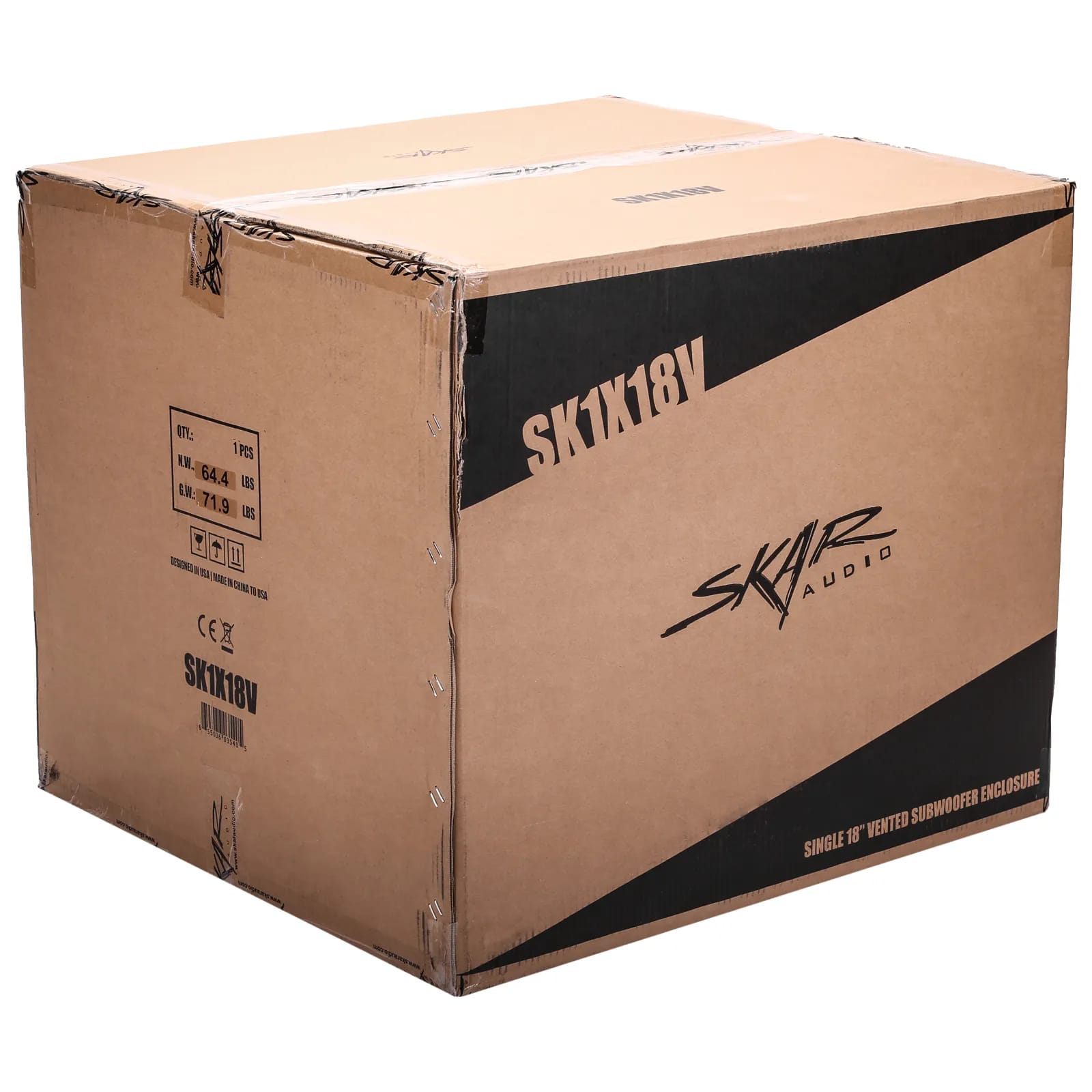 18 inch ported subwoofer box hot sale