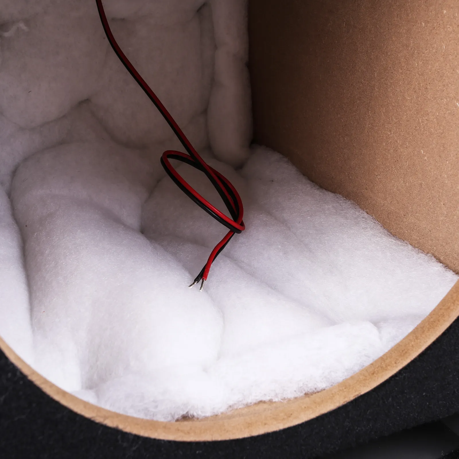Poly fill subwoofer box on sale