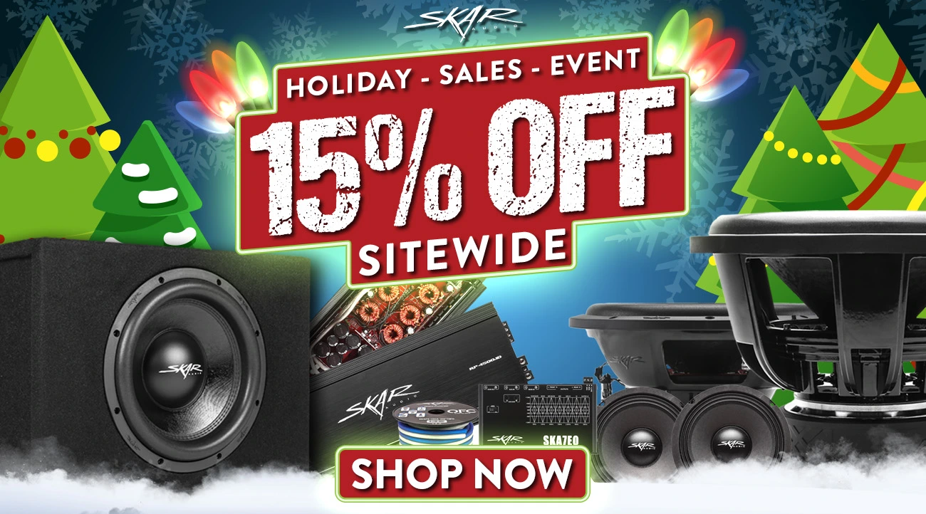 SkarAudio.com Desktop Homepage Banner
