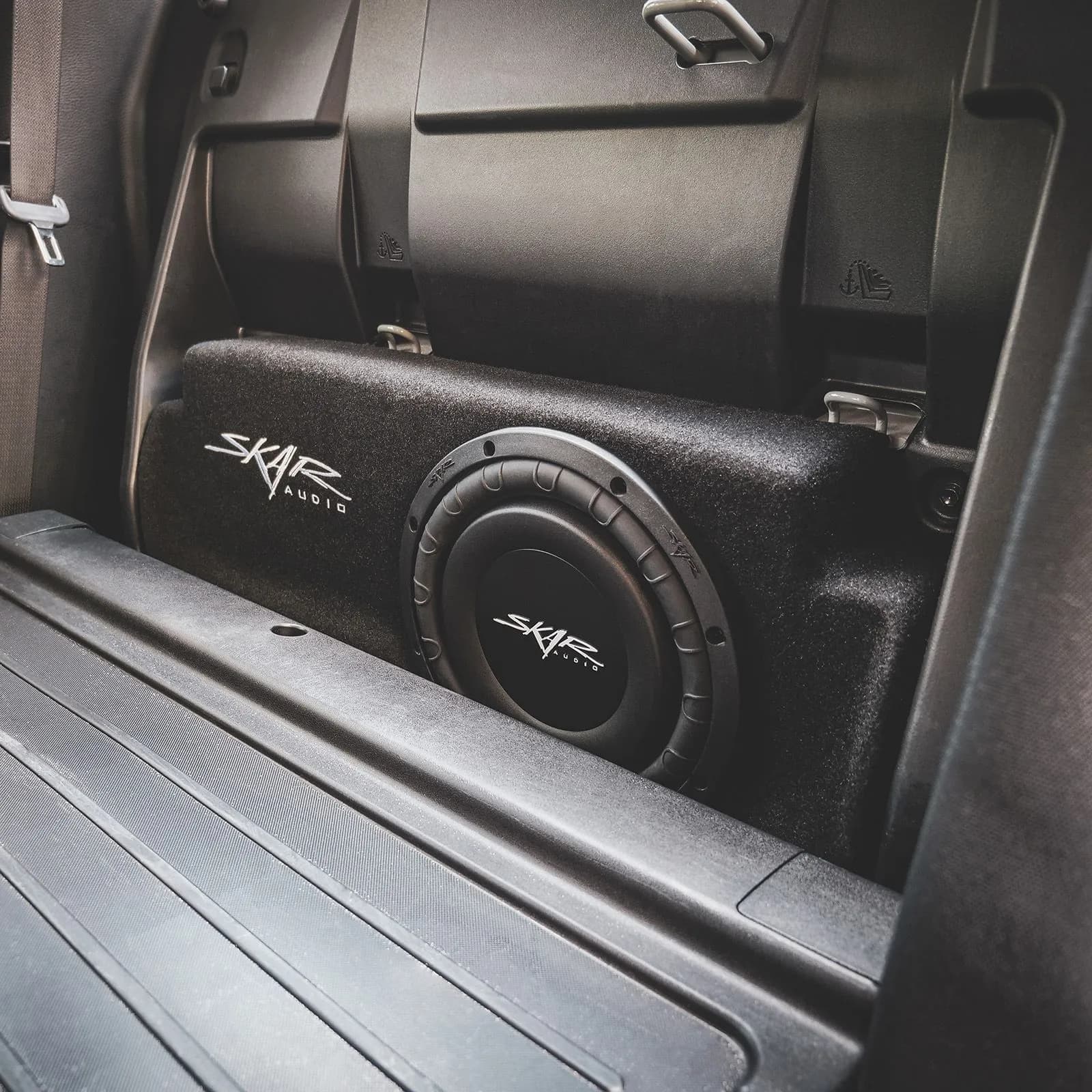 Featured Product Photo 10 for 2016-2023 Toyota Tacoma Double Cab Compatible Single 10" Sealed Subwoofer Enclosure