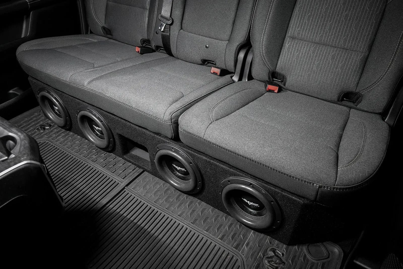 2019-2025 Ram 1500 (5th Gen) Crew Cab Compatible Quad 8" Ported Subwoofer Enclosure #8