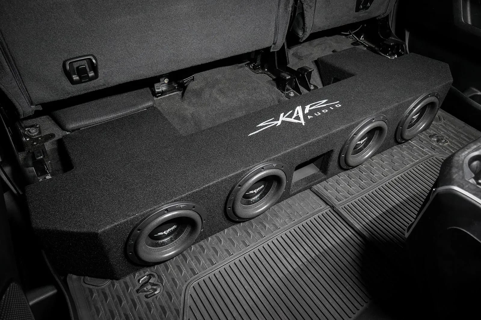 2019-2025 Ram 1500 (5th Gen) Crew Cab Compatible Quad 8" Ported Subwoofer Enclosure #9
