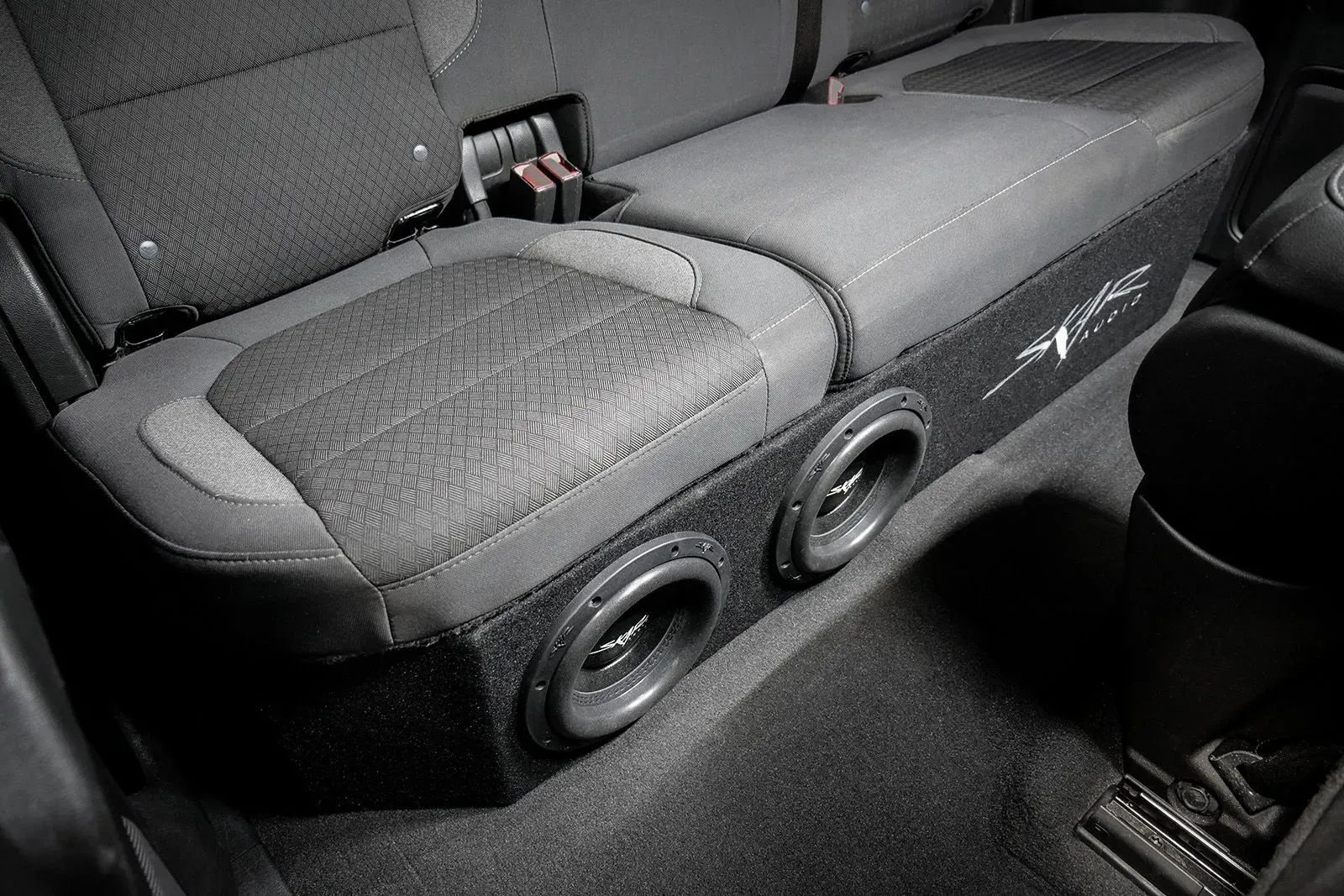 Dual 8" 2,400W Max Power Loaded Subwoofer Enclosure Compatible with 2019-2025 Chevrolet Silverado/GMC Sierra Double Cab Trucks #9