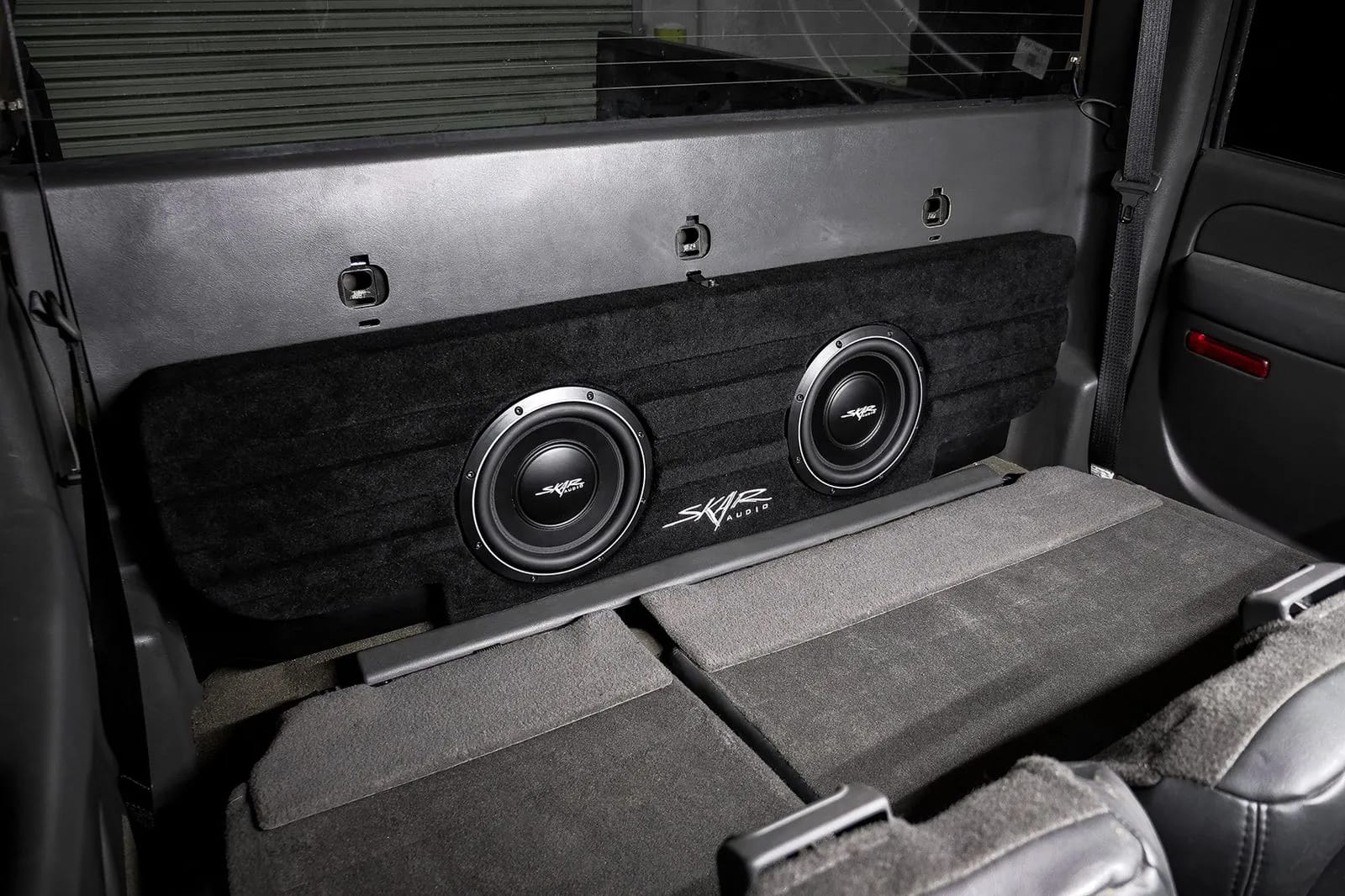 Dual 10" 2,000W Max Power Loaded Subwoofer Enclosure Compatible with 2001-2006 Chevy Silverado & GMC Sierra 1500 Non-HD Crew Cab Trucks #10