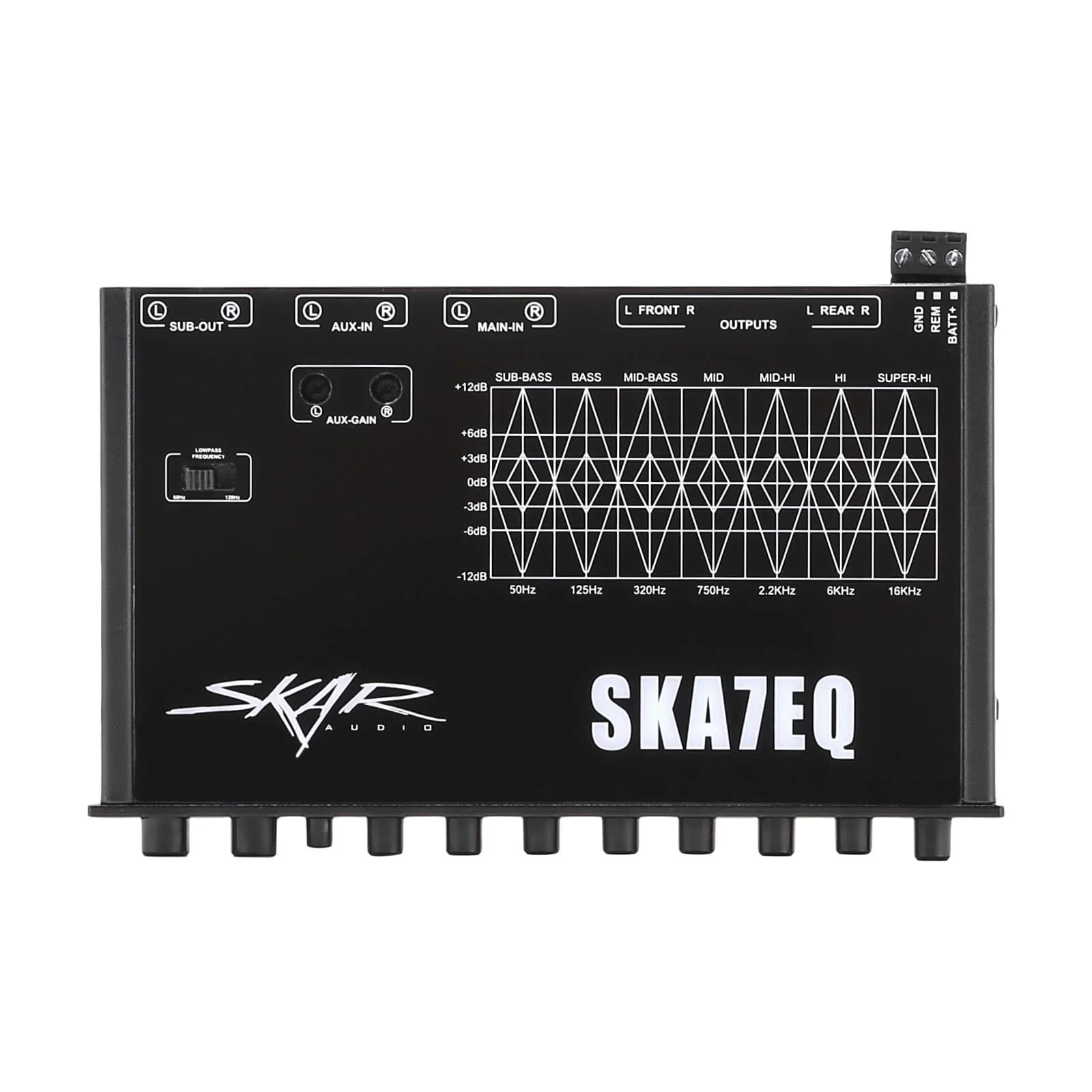 SKA7EQ | 7 Band 1/2 DIN Car Audio Pre-Amp Graphic Equalizer #7