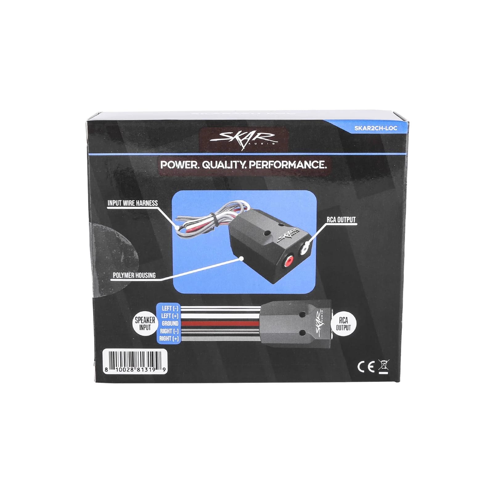 SKAR2CH-LOC | 2-Channel Speaker Wire to RCA Line-Out Converter #2