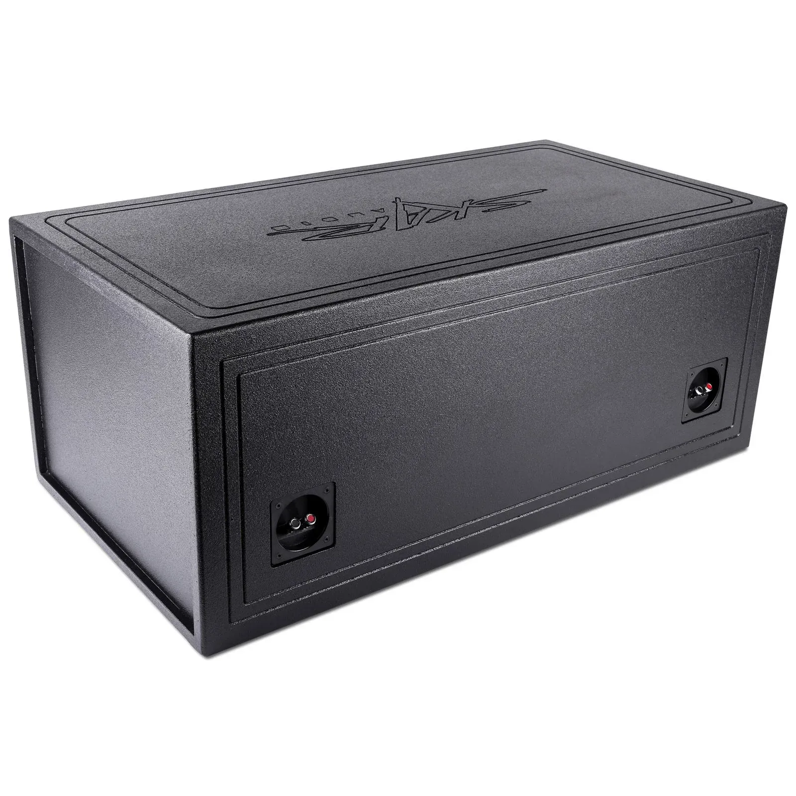 Dual 12" Armor Coated Ported Subwoofer Enclosure #7