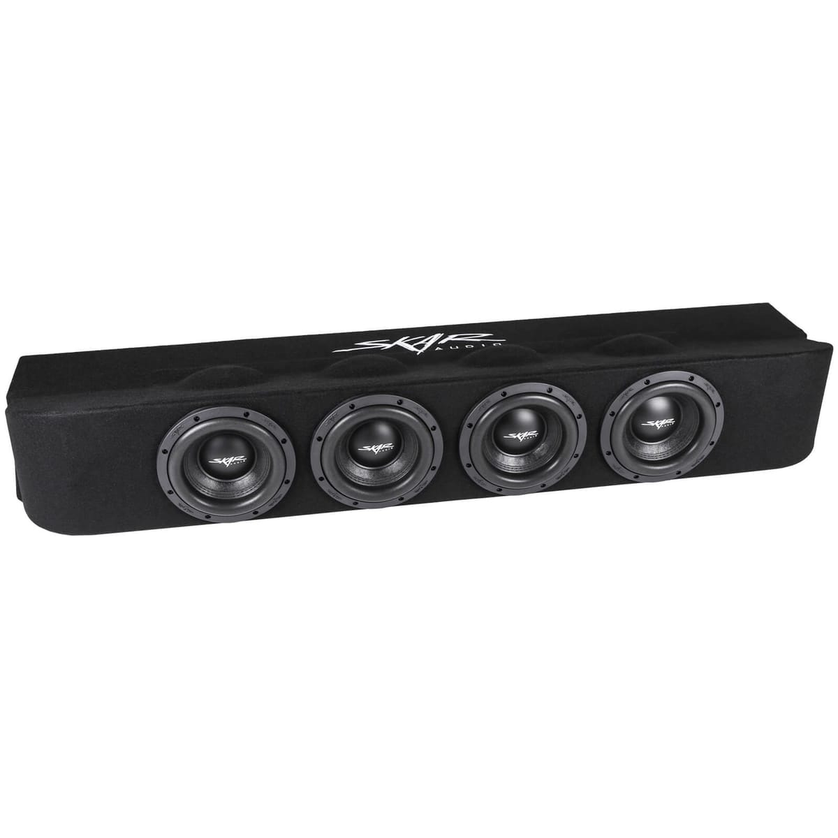 Quad 8" 3,200W Max Power Loaded Subwoofer Enclosure Compatible with 2017-2025 Ford Super Duty (F-250/350/450) SuperCrew Cab Trucks #1