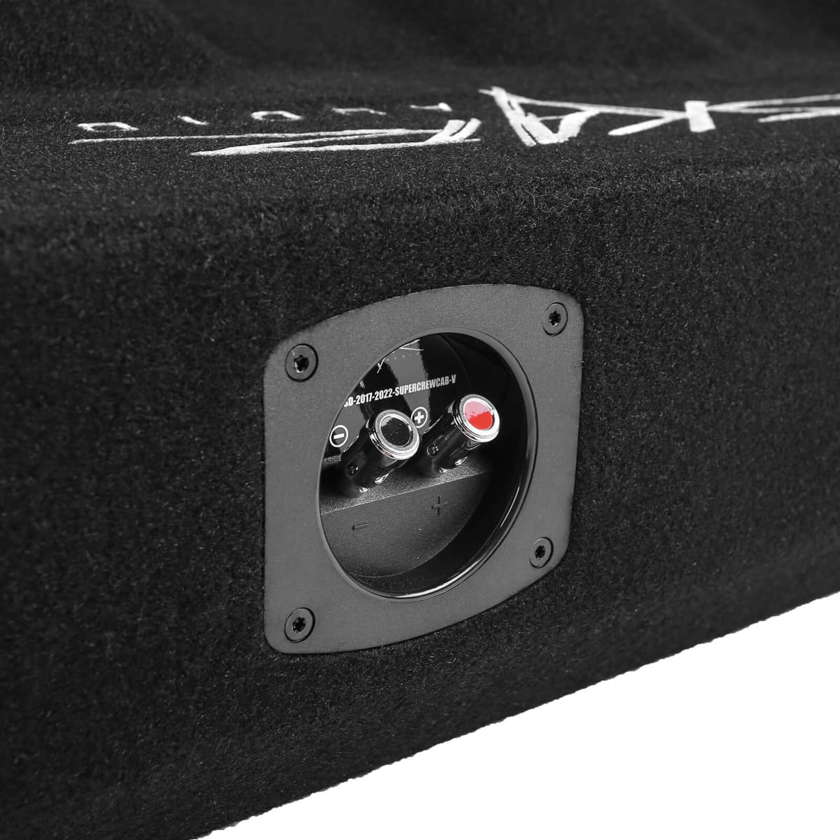 Quad 8" 3,200W Max Power Loaded Subwoofer Enclosure Compatible with 2017-2025 Ford Super Duty (F-250/350/450) SuperCrew Cab Trucks #7