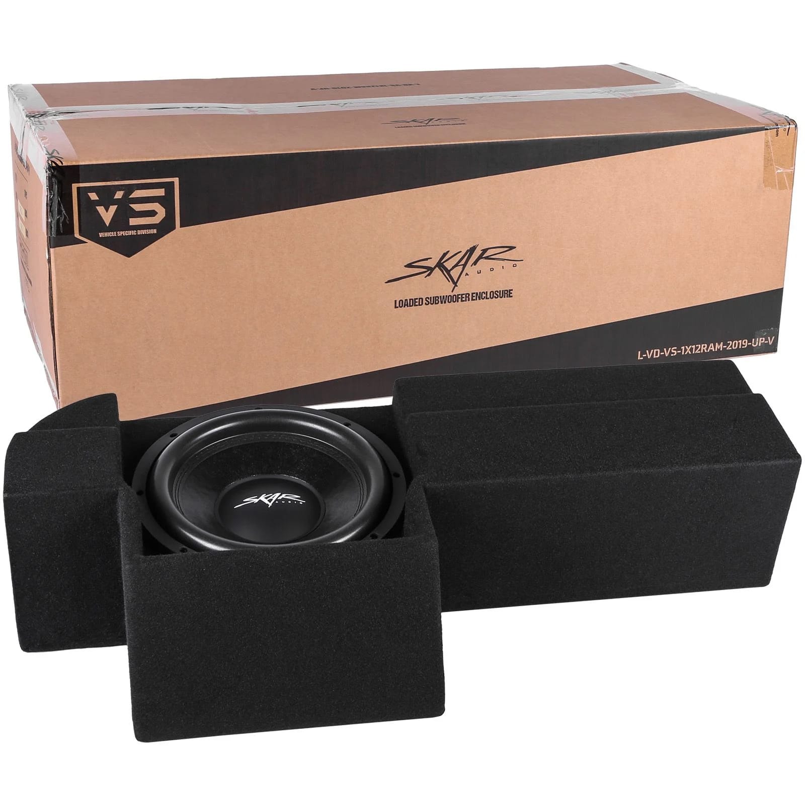 Single 12" 800W Max Power Loaded Subwoofer Enclosure Compatible with 2019-2025 Ram 1500 (5th Gen) Crew Cab Trucks #9