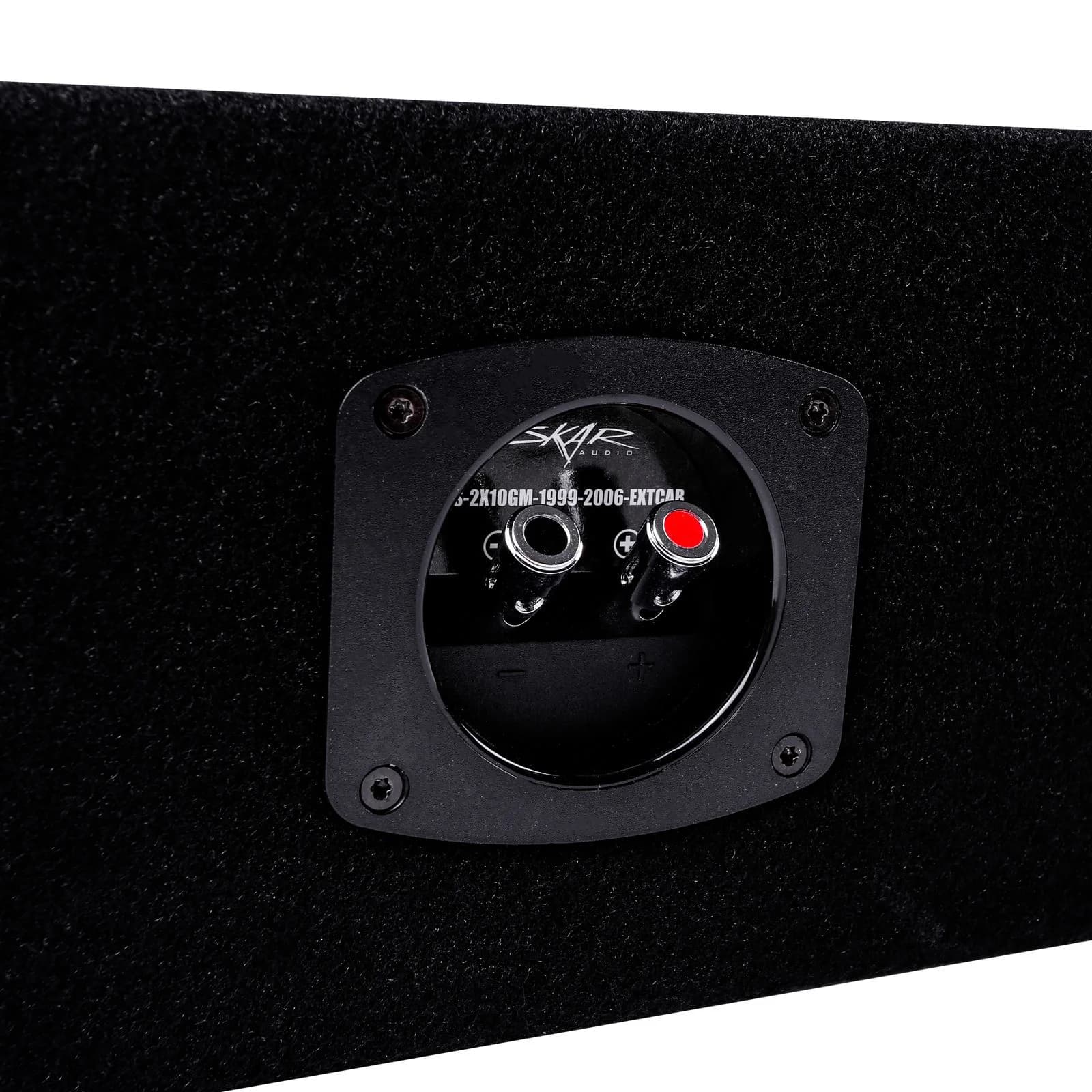 Featured Product Photo 4 for Dual 10" 1,600W Max Power Loaded Subwoofer Enclosure Compatible with 1999-2006 Chevrolet Silverado/GMC Sierra Extended Cab Trucks