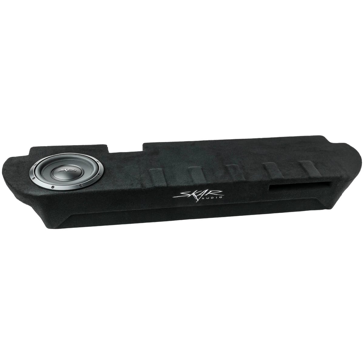 Single 10" 1,000W Max Power Loaded Subwoofer Enclosure Compatible with 1999-2016 Ford Super Duty (F-250/350/450) Crew Cab Trucks #1