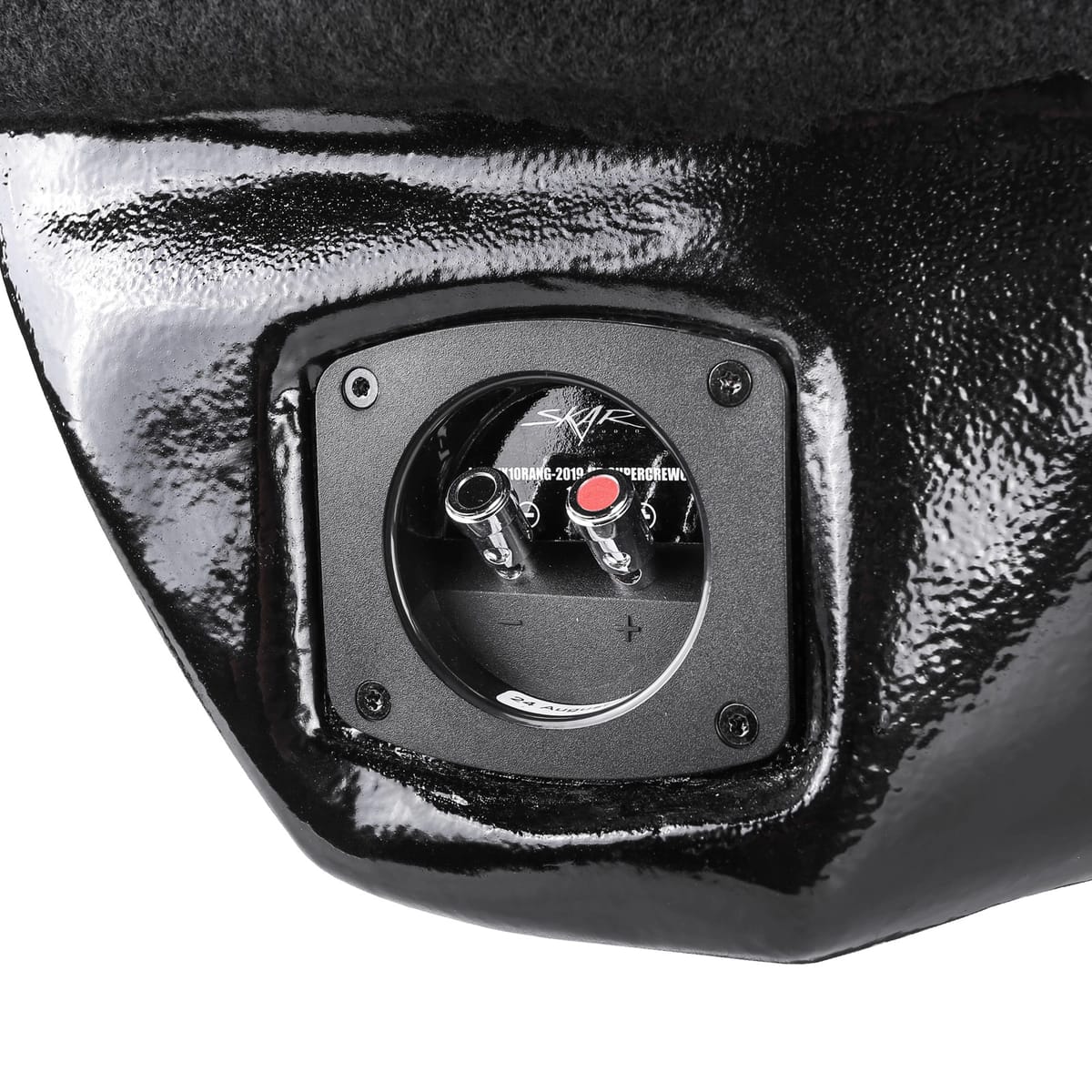 Single 10" 1,000W Max Power Loaded Subwoofer Enclosure Compatible with 2019-2025 Ford Ranger Super Crew Cab Trucks #6