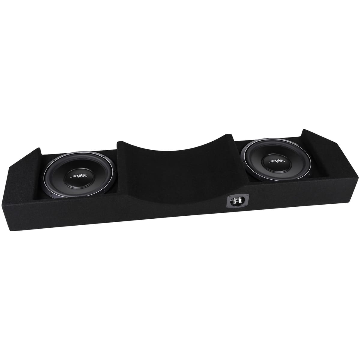 Dual 12" 2,000W Max Power Loaded Ported Subwoofer Enclosure Compatible with 2016-2025 Nissan Titan Crew Cab Trucks #1