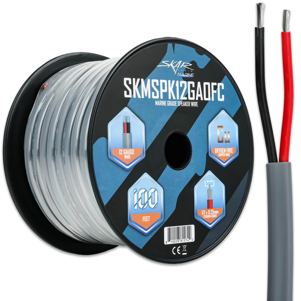 SKMSPK12GAOFC | 12-Gauge Marine Grade OFC Speaker Wire #1