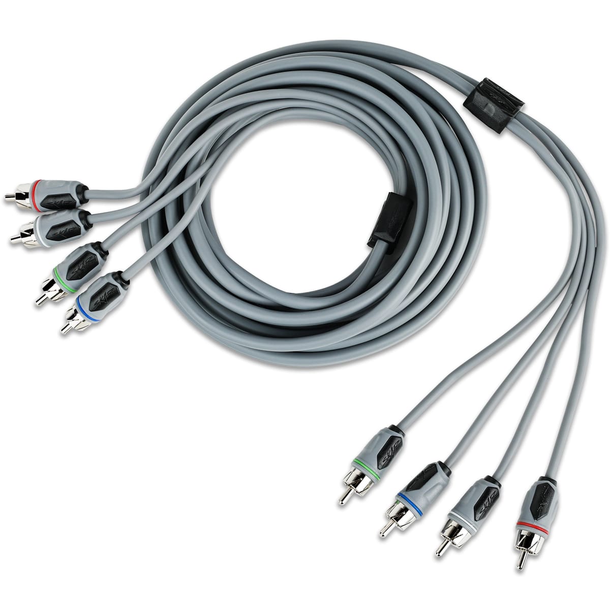 SKM4CHRCA12 | 12 Ft 4-Channel Marine Grade RCA Interconnect Cable #1