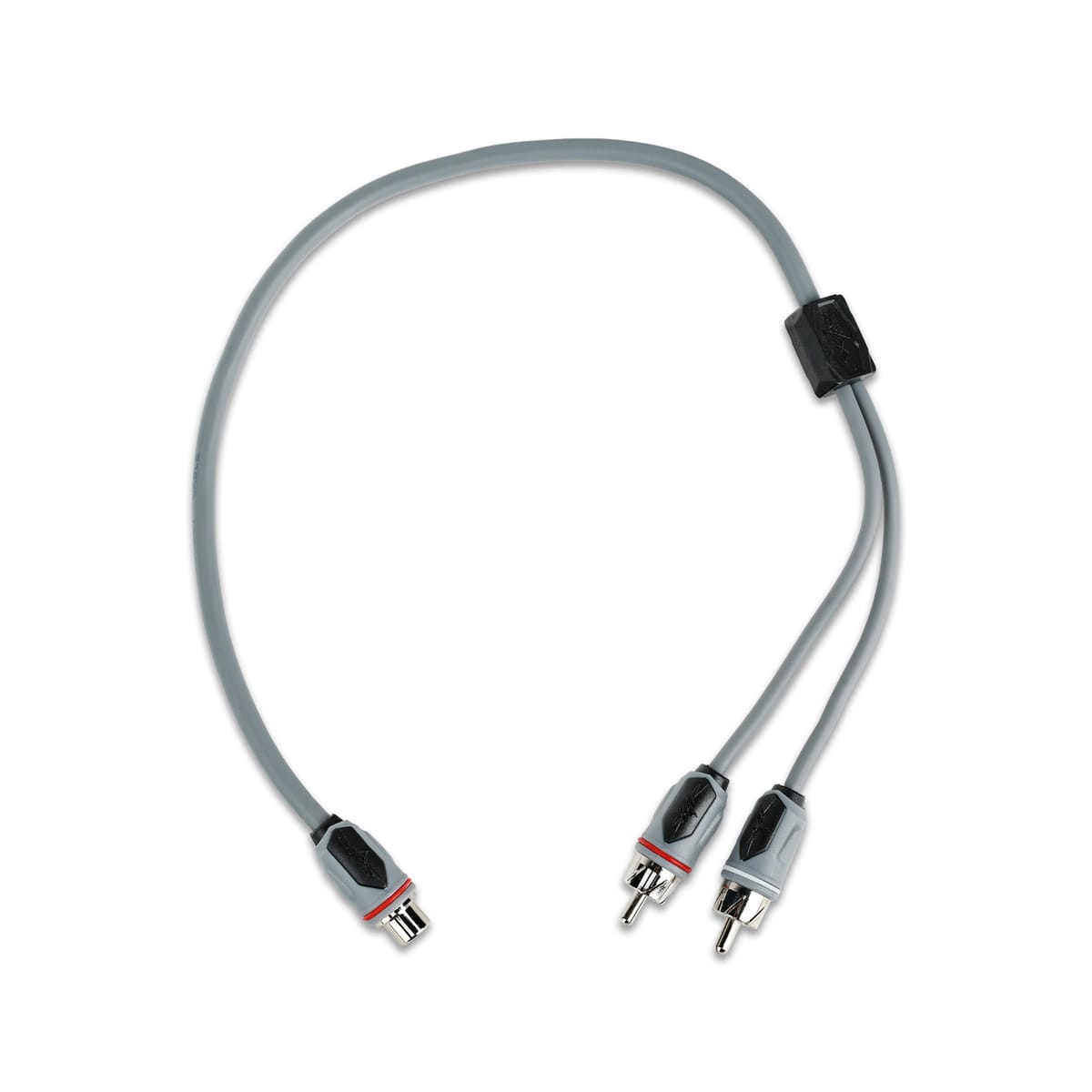 SKMRCA1F2M | 1-Female to 2-Male Marine Grade RCA Y-Adapter Cable #1