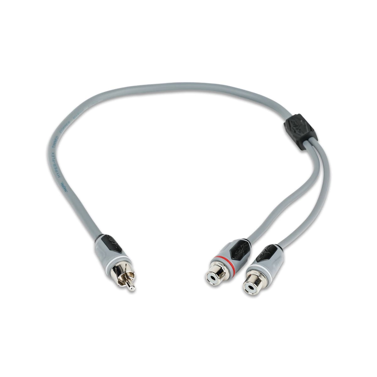 Featured Product Photo 2 for SKMRCA1M2F | 1-Male to 2-Female Marine Grade RCA Y-Adapter Cable