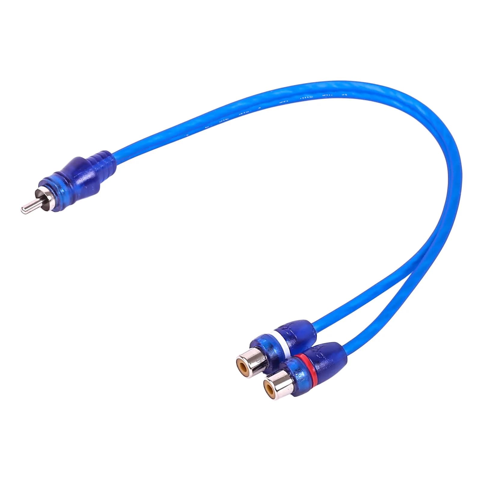 Cavo Audio RCA Maschio A 2 RCA Maschio - Adattatore Y Per Subwoofer - Placcato Oro