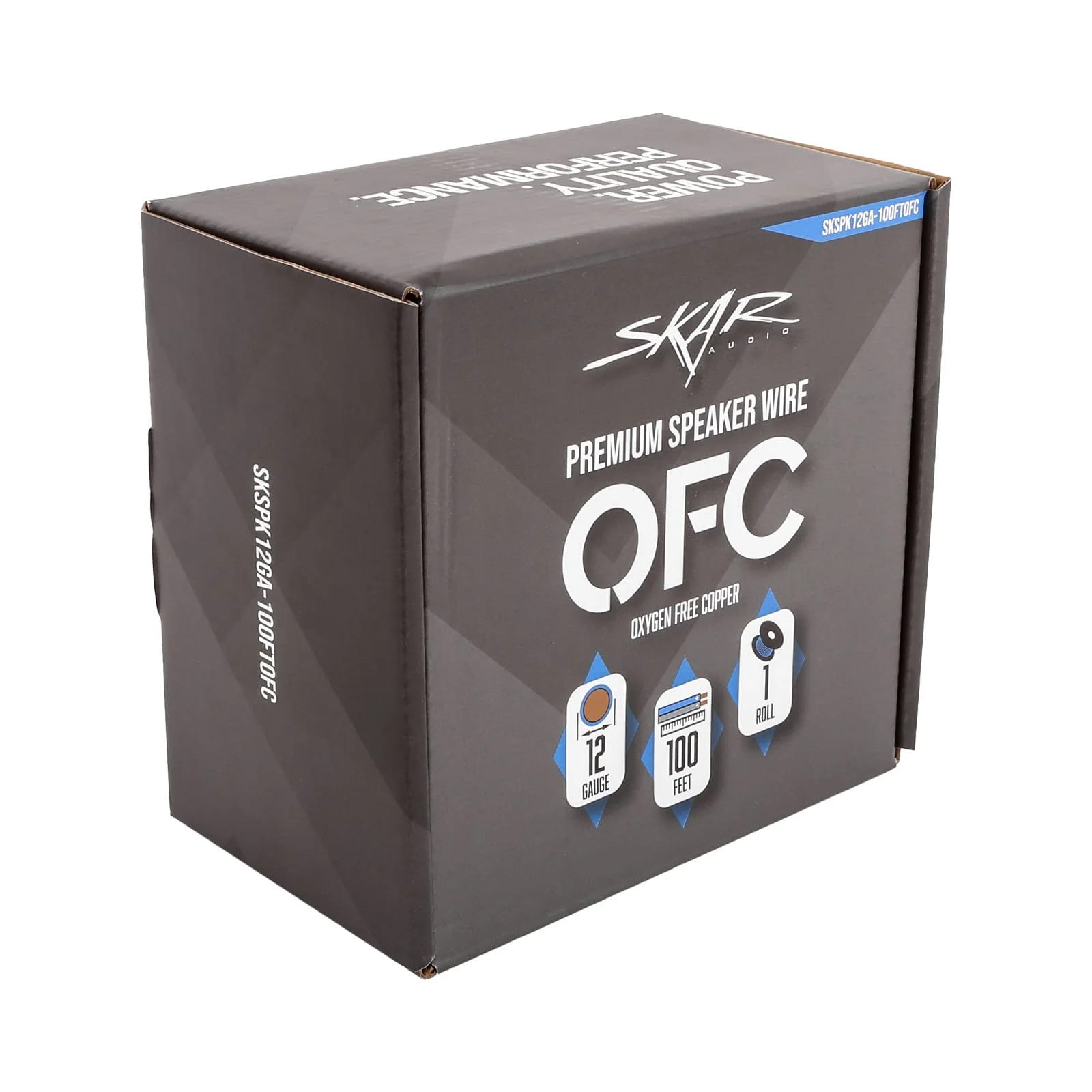 12-Gauge Elite Series Max-Flex (OFC) Speaker Wire - Blue/White #7