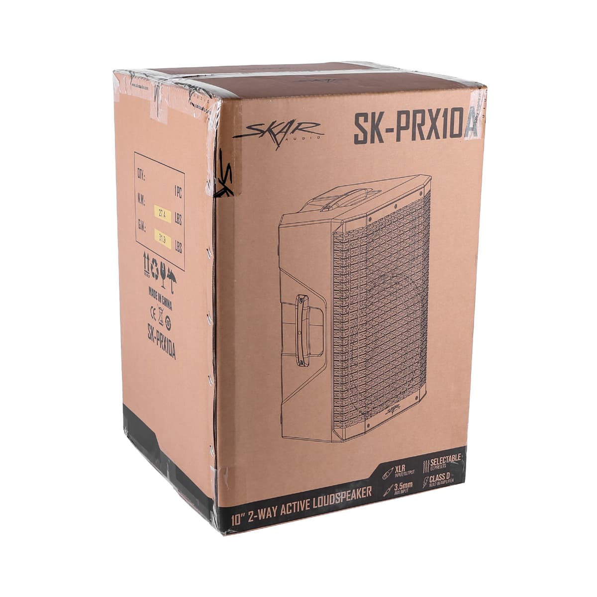 Featured Product Photo 7 for SK-PRX10A | 10" 1000 Watt Active 2-Way PA Loudspeaker