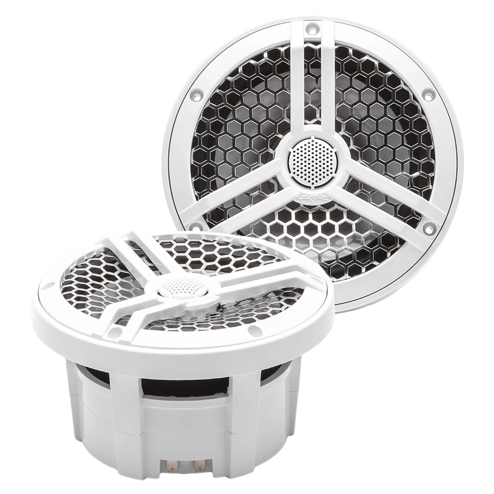 Featured Product Photo 1 for SK65M | Marine 6.5" Full Range 2-Way 320 Watt Speakers - White (Pair)