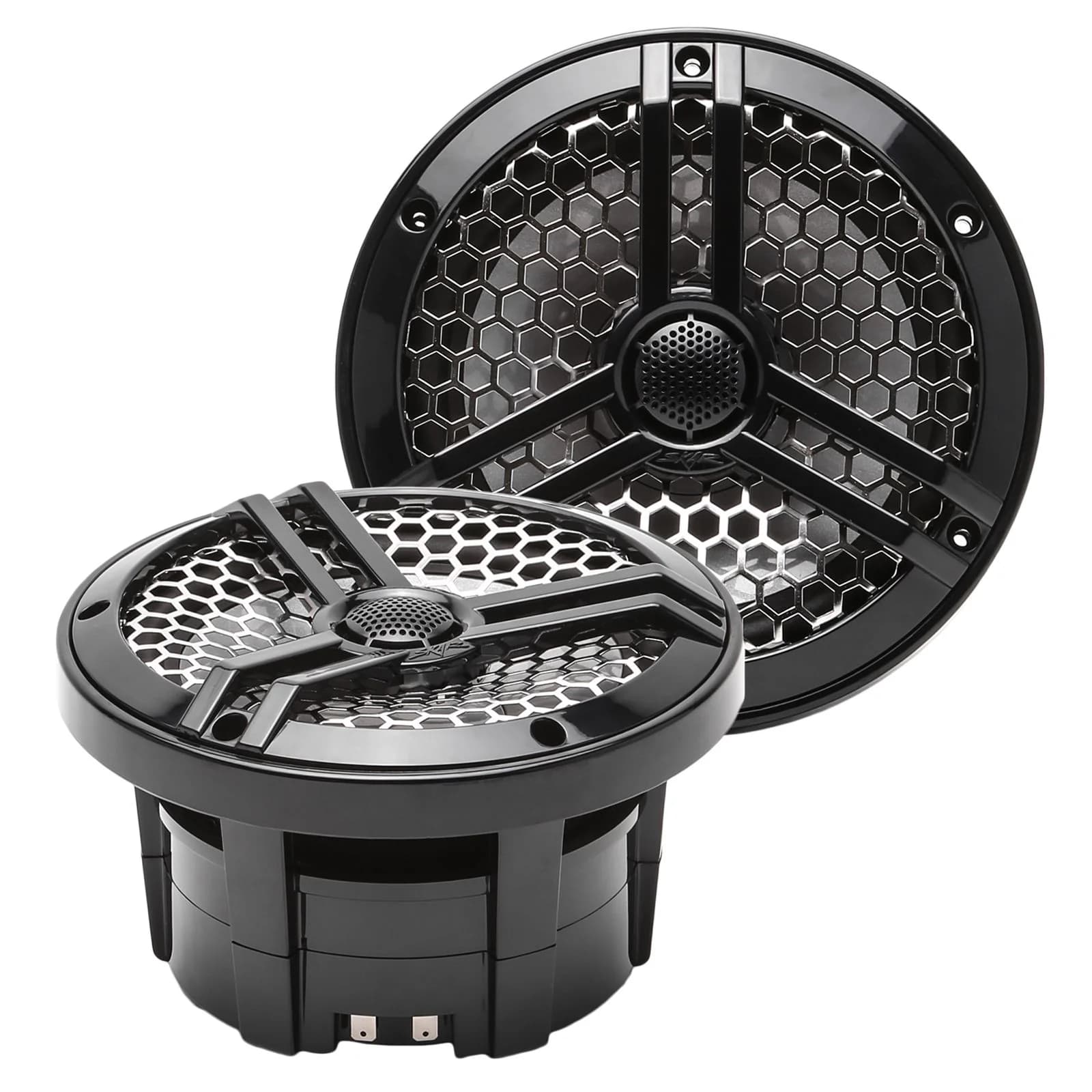 Featured Product Photo 1 for SK65MB | Marine 6.5" Full Range 2-Way 320 Watt Speakers - Black (Pair)
