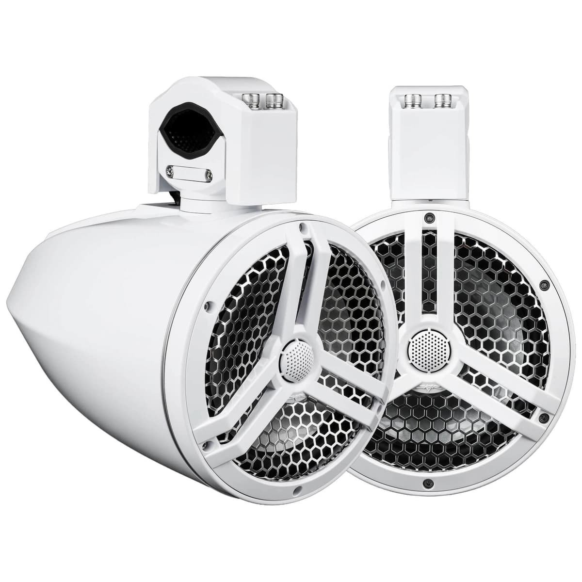 SK8M-TWR | Marine 8" Full Range 2-Way 500 Watt Tower Speakers - White (Pair) - Image 1