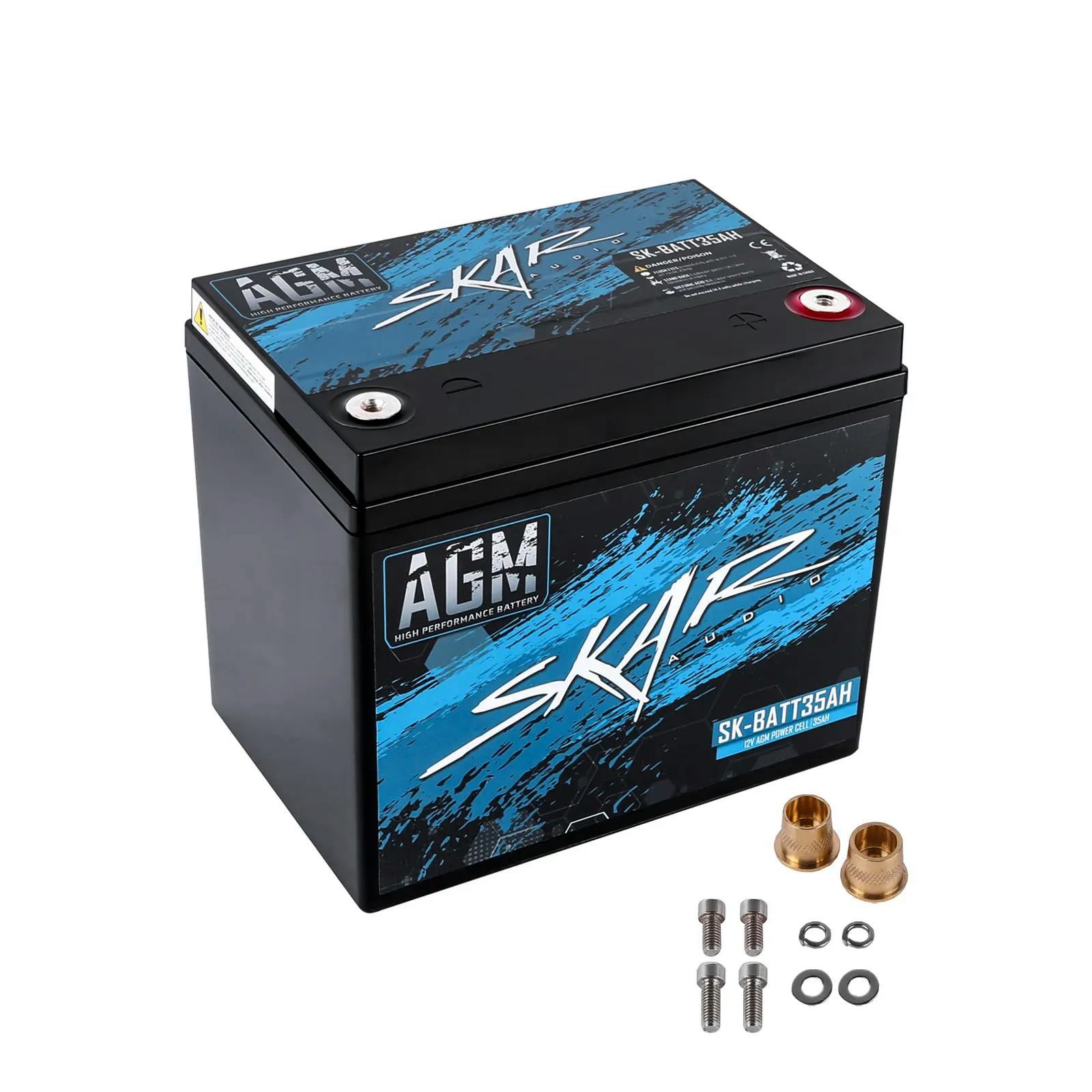Featured Product Photo for SK-BATT35AH | 12V 35Ah AGM High Performance Car Audio Battery