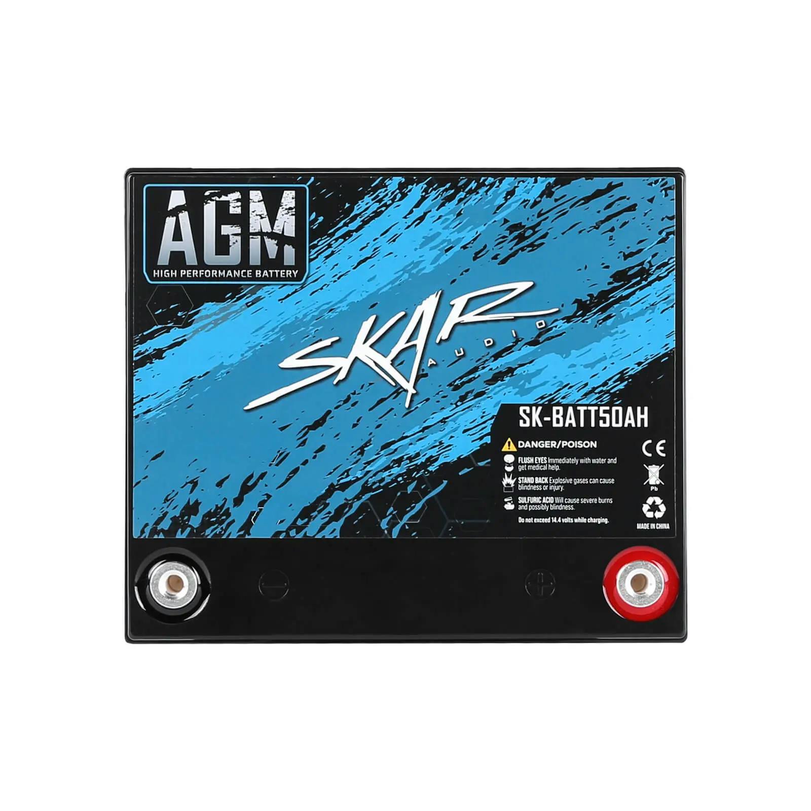 Featured Product Photo 4 for SK-BATT50AH | 12V 50Ah AGM High Performance Car Audio Battery