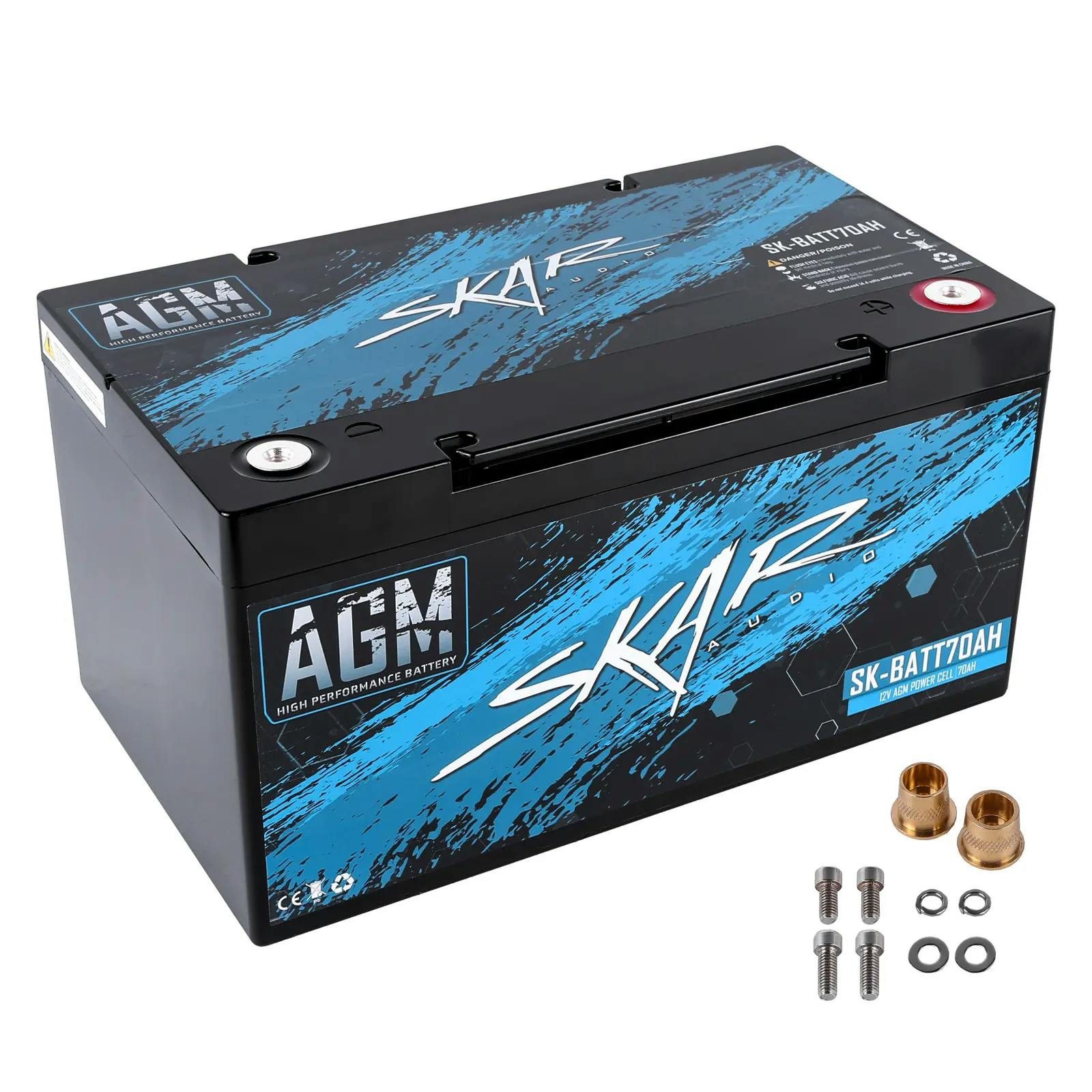 Featured Product Photo for SK-BATT70AH | 12V 70Ah AGM High Performance Car Audio Battery