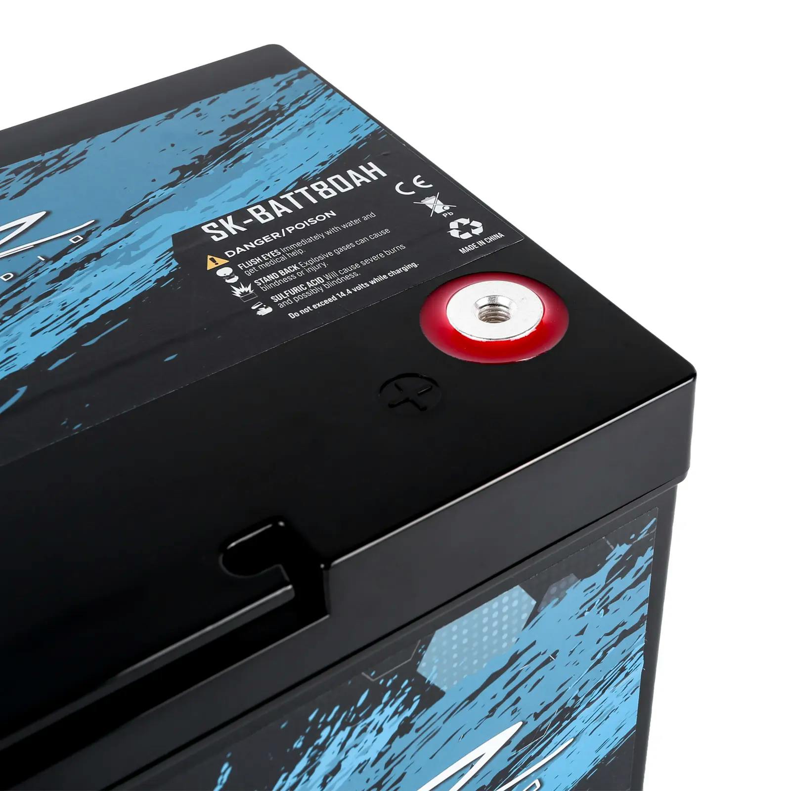 Featured Product Photo 5 for SK-BATT80AH | 12V 80Ah AGM High Performance Car Audio Battery