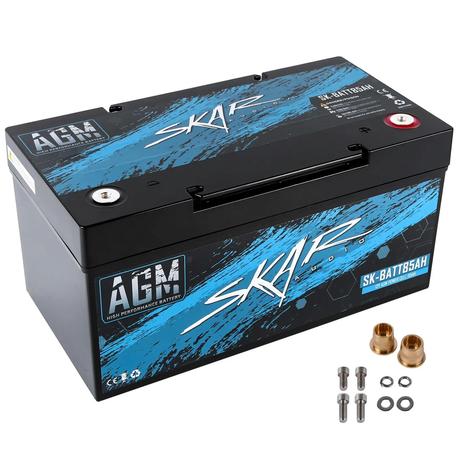 Featured Product Photo for SK-BATT85AH | 12V 85Ah AGM High Performance Car Audio Battery