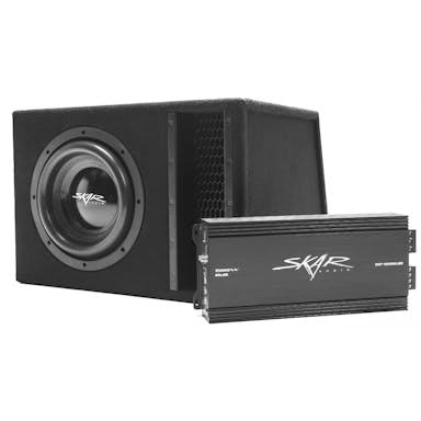 Featured Product Photo 1 for Single 10" 2,000 Watt EVL Series Complete Subwoofer Package with Vented Enclosure and Amplifier
