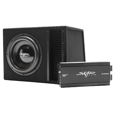 Featured Product Photo 1 for Single 12" 2,500 Watt EVL Series Complete Subwoofer Package with Vented Enclosure and Amplifier