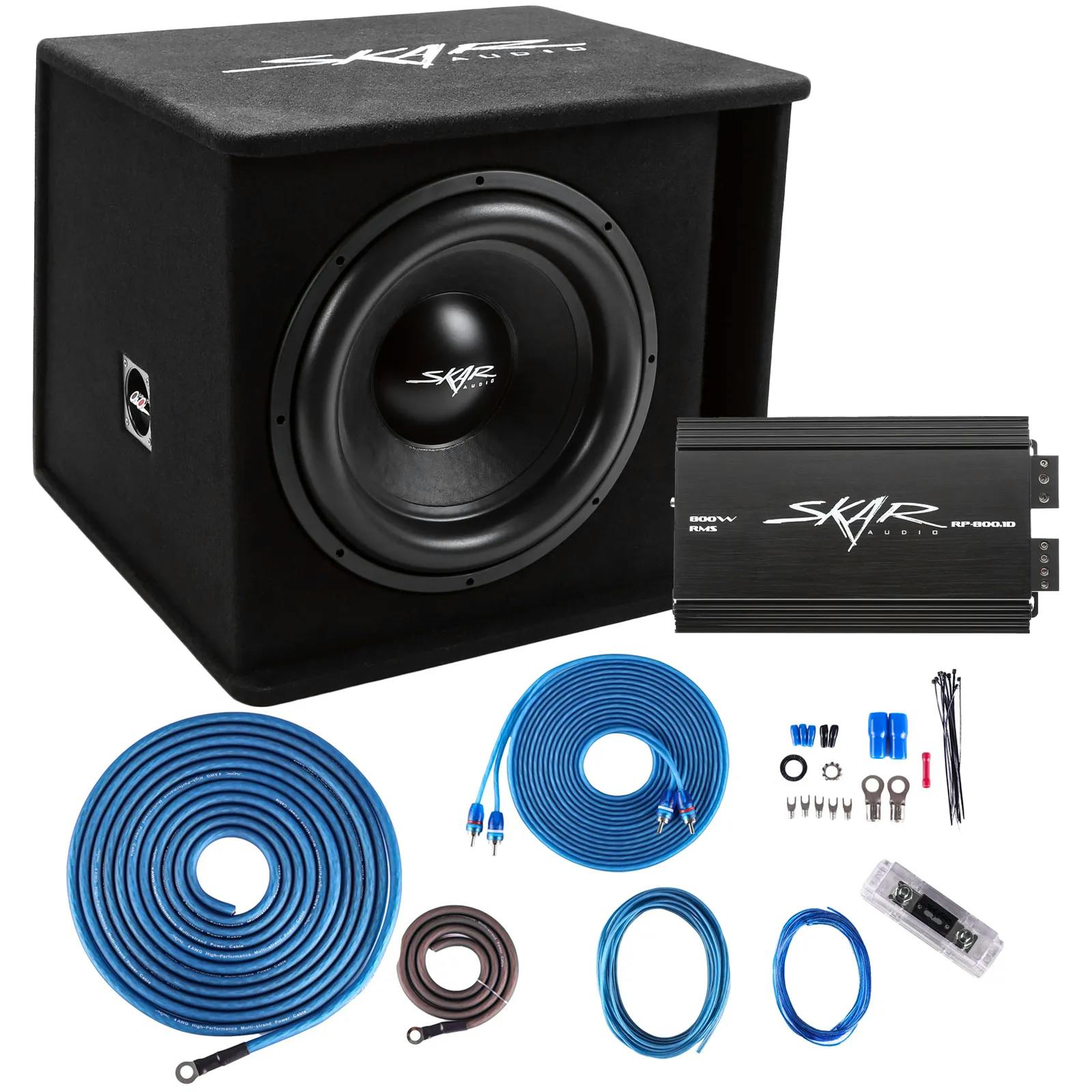Featured Product Photo for Single 15" 1,200 Watt SDR Series Complete Subwoofer Package with Vented Enclosure and Amplifier