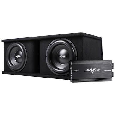 Featured Product Photo 1 for Dual 12" 2,400 Watt SDR Series Complete Subwoofer Package with Vented Enclosure and Amplifier