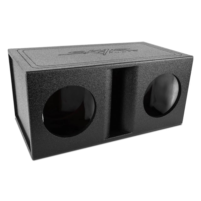 Dual 8" Armor Coated Ported Subwoofer Enclosure