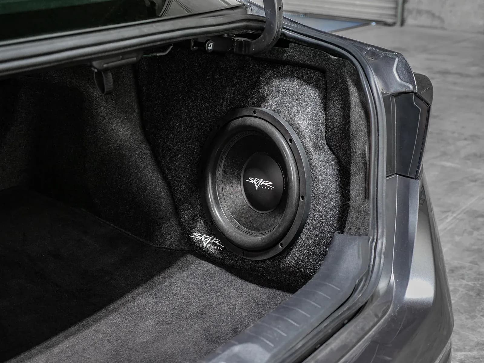 Skar Audio VS-1X12NISALT-2019-UP installed in 2019–2026 Nissan Altima — view 1