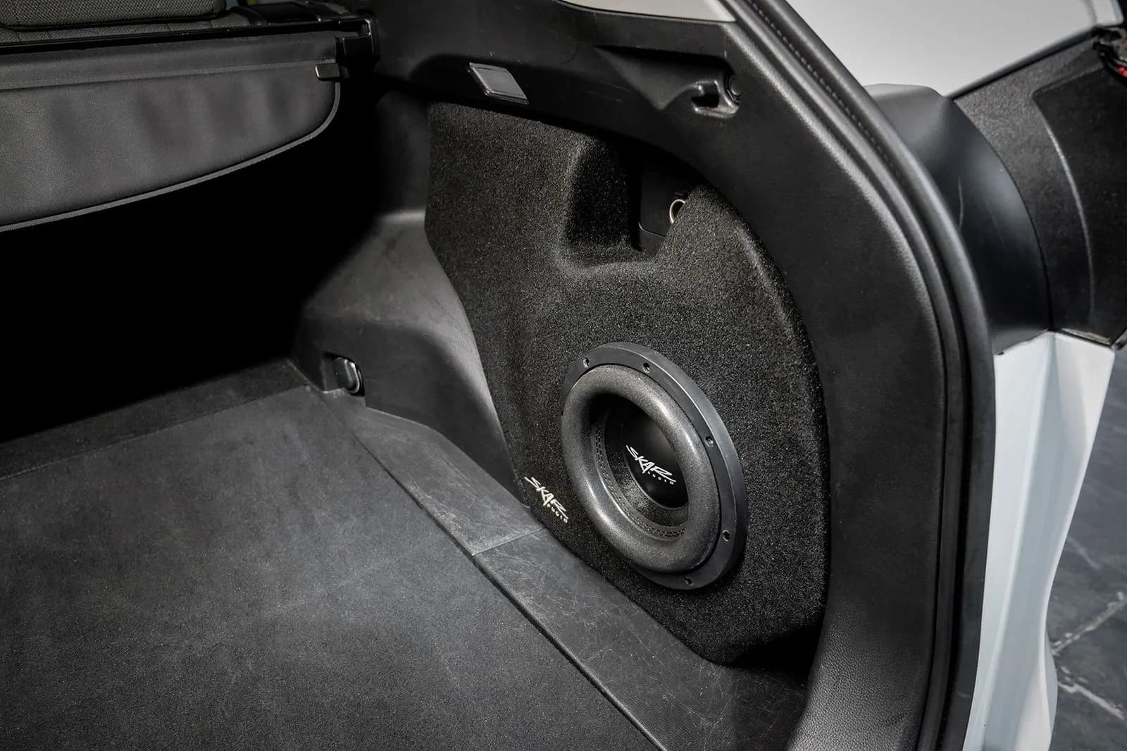 Skar Audio VS-1X8TOYRV4-2019-UP enclosure installation example — view 3