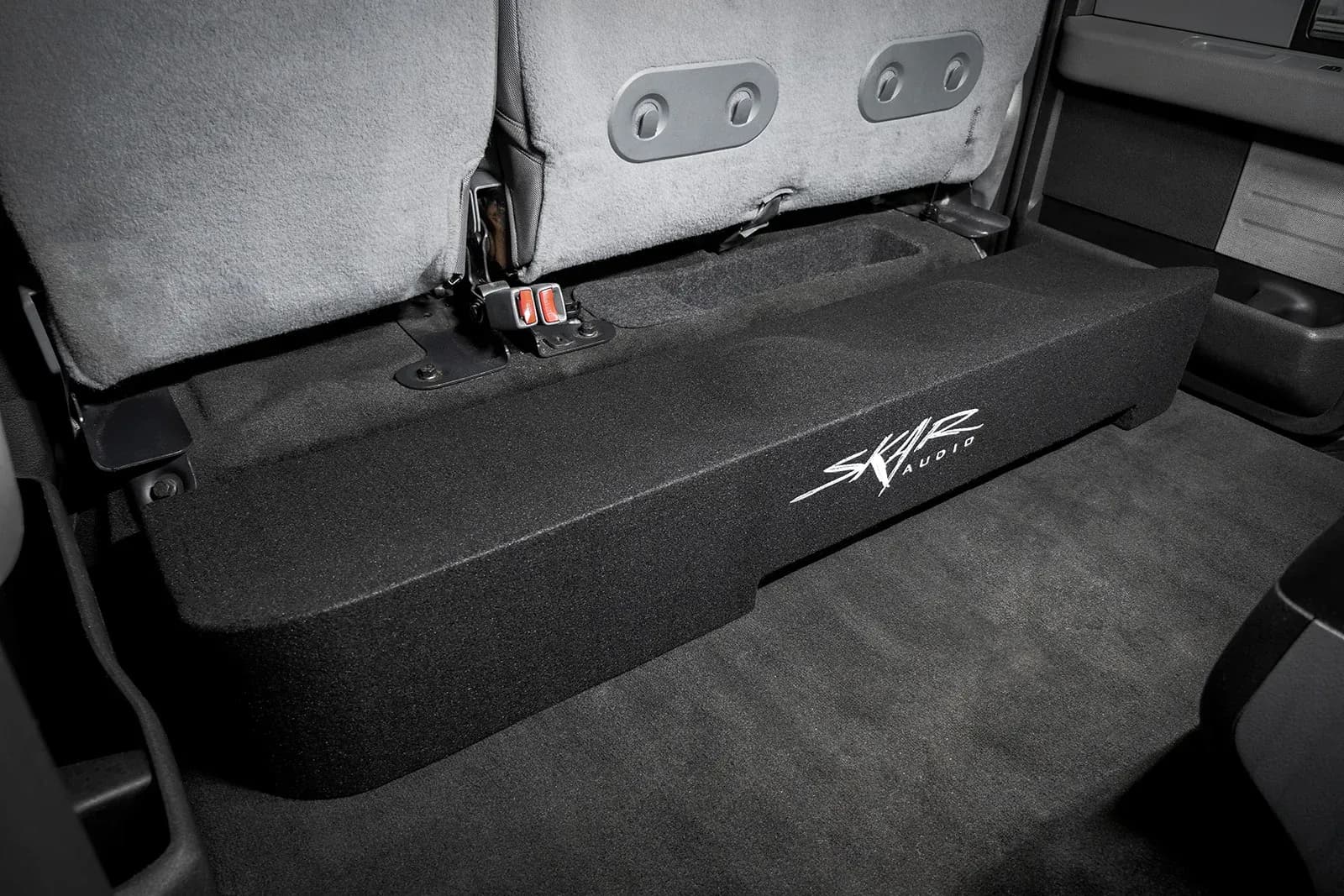 Skar Audio VS-2X12FORD-2009-2014-SUPERCREWCAB enclosure installation example — view 3