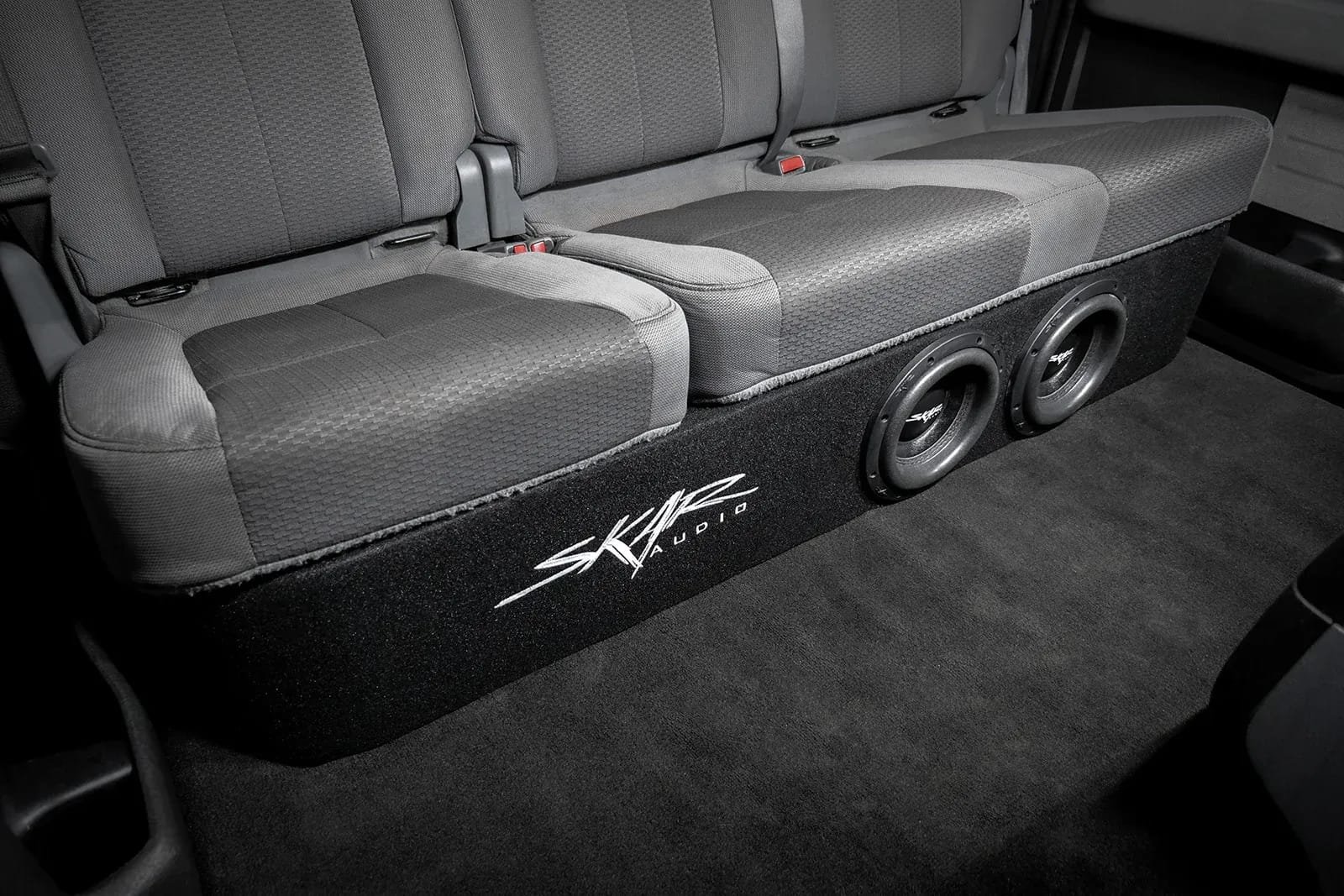 2009-2014 Ford F-150 Super Crew Cab Compatible Dual 8" Ported Subwoofer Enclosure #9